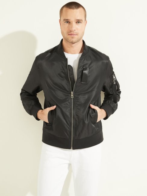 Guess Blouson En Nylon Noir