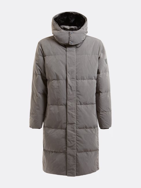 Doudoune Guess Marron Avec Capuche