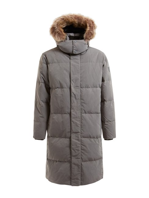 Doudoune Guess Marron Avec Capuche