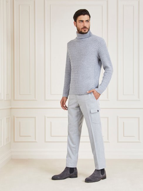 Pantalon Cargo Gris Multi Guess Marciano