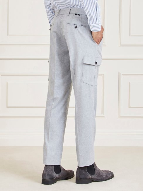 Pantalon Cargo Gris Multi Guess Marciano