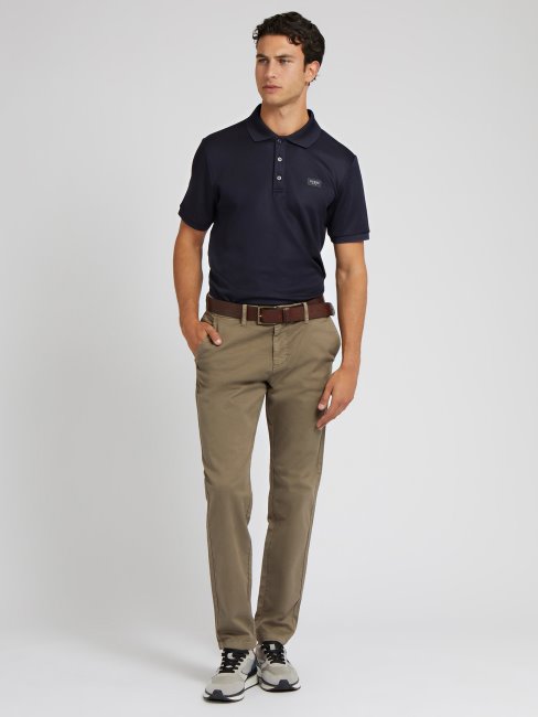 Guess Marron Pantalon Coupe Slim