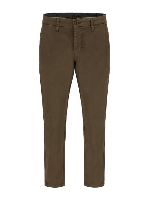 Guess Marron Pantalon Coupe Slim
