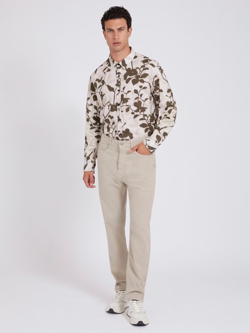 Chemise Imprimée Blanche Guess