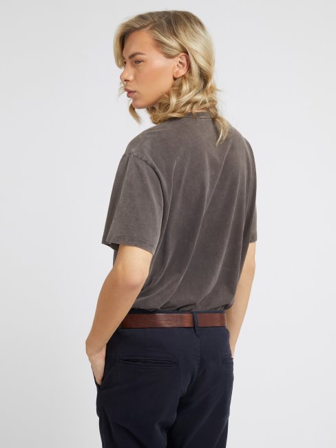 Tee Shirt Logo Devant Guess Noir Multi