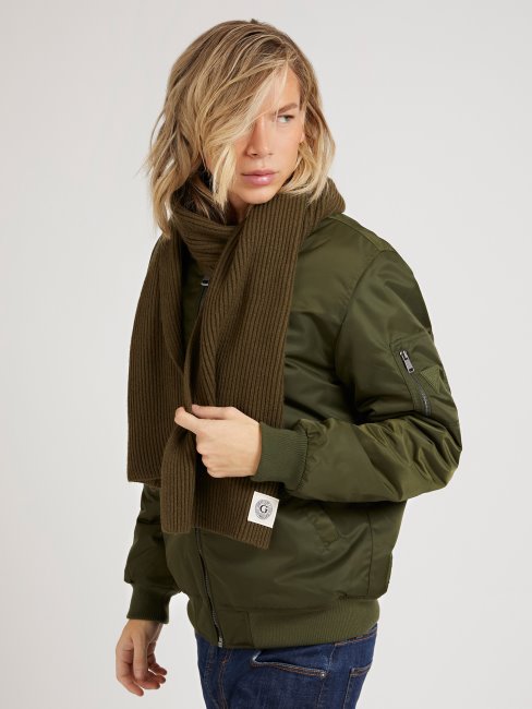 écharpe En Tricot Guess Vert