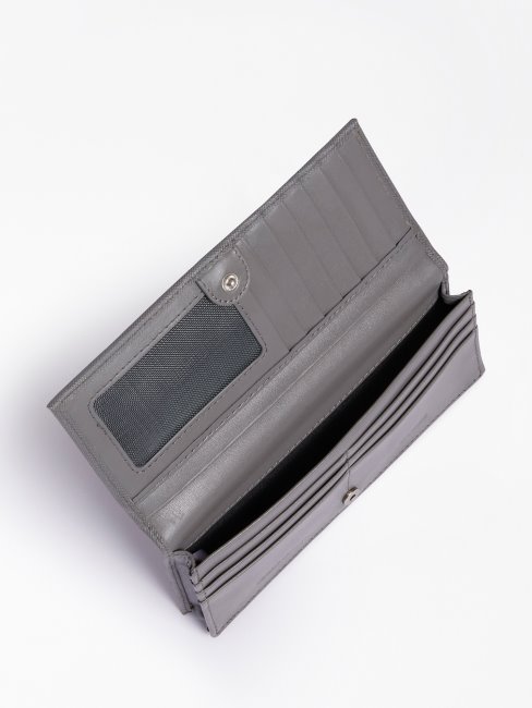 Portefeuille Certosa Saffiano Gris Guess