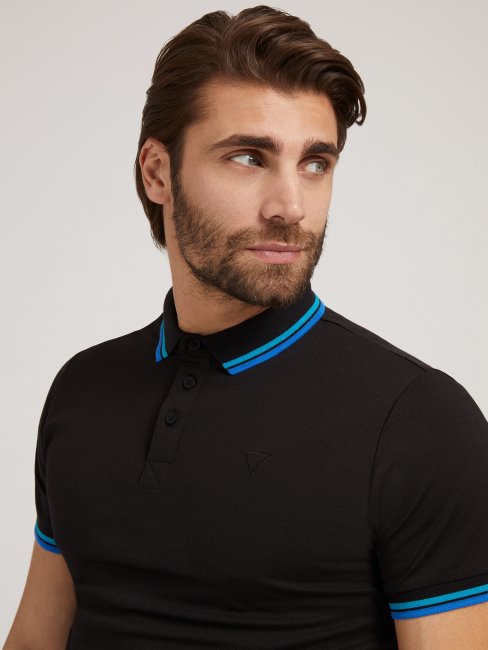 Guess Polo Classique Noir