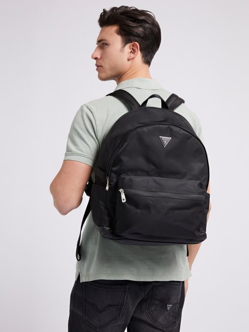 Guess Certosa Nylon Sac à Dos Intelligent Noir