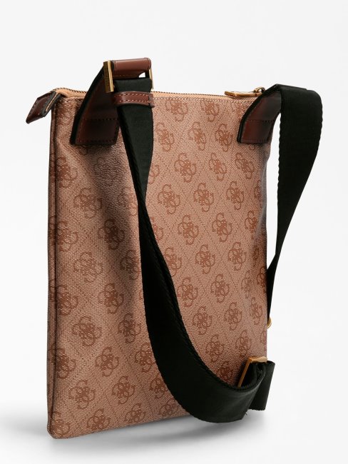 Mini Sac à Bandoulière Vezzola Logo 4g Beige Guess