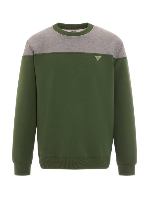 Sweat Guess Scuba Logo Vert Dans Le Dos