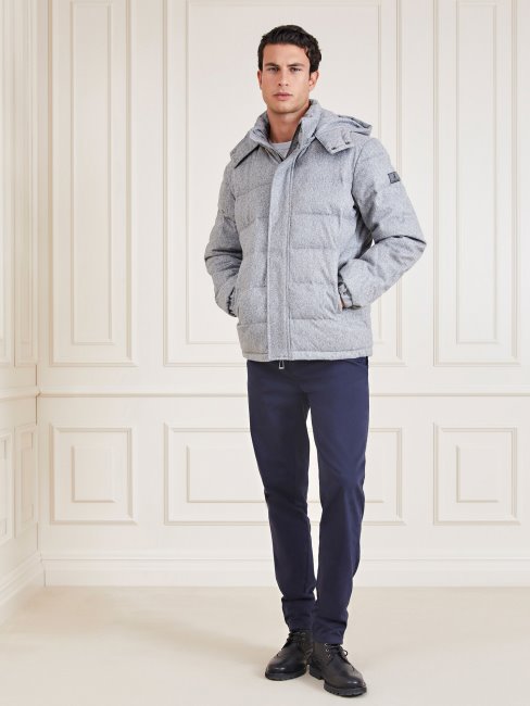 Doudoune Marciano Real Guess Gris