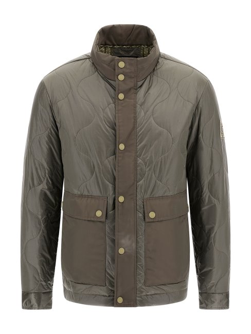 Doudoune Guess Grise Poches Devant