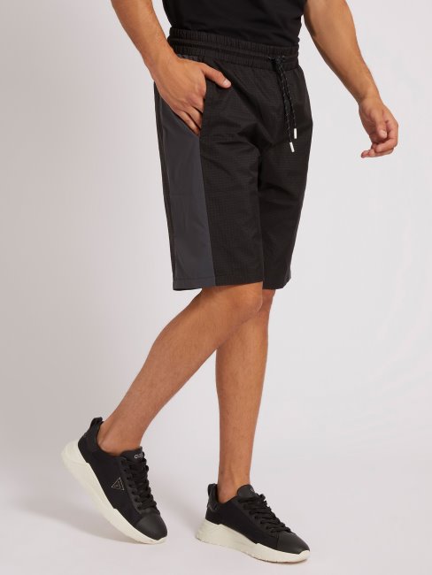 Guess Short Bande Latérale Gris Multi