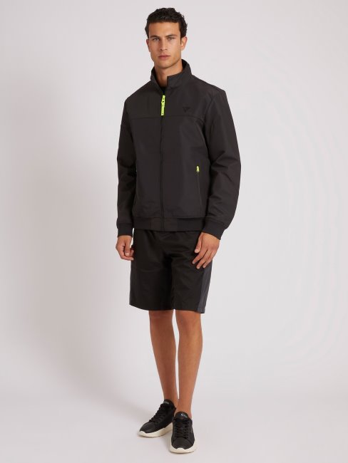 Guess Short Bande Latérale Gris Multi