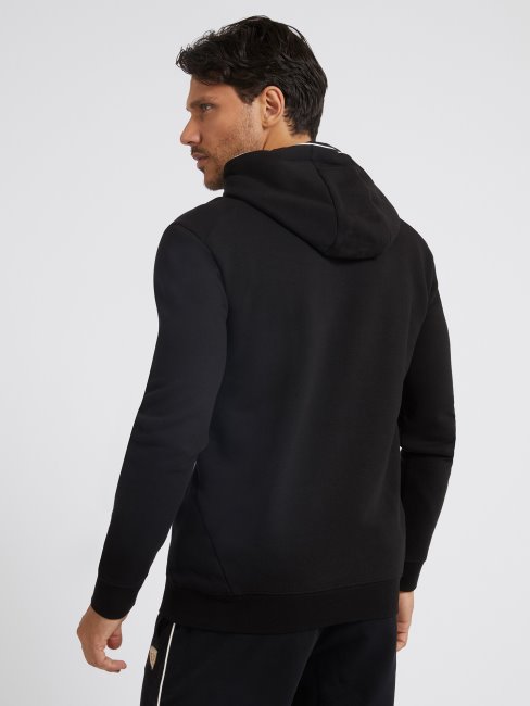 Sweat Logo Devant Guess Noir