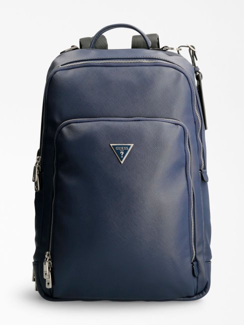 Sac à Dos Certosa Saffiano Bleu Guess