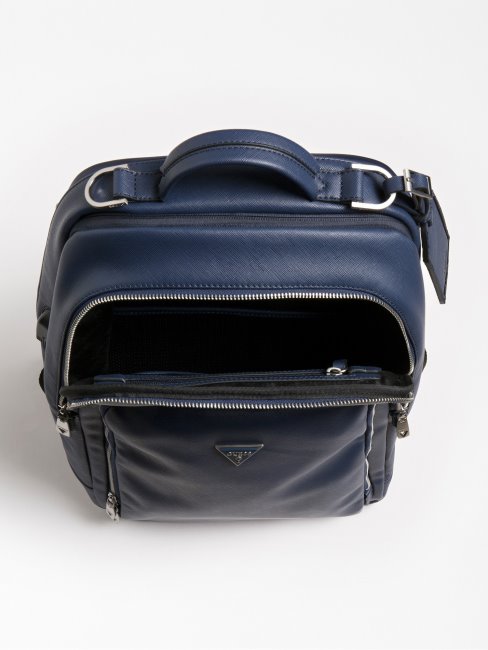 Sac à Dos Certosa Saffiano Bleu Guess