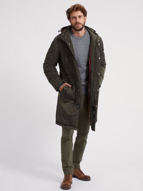 Parka En Nylon Guess Marron