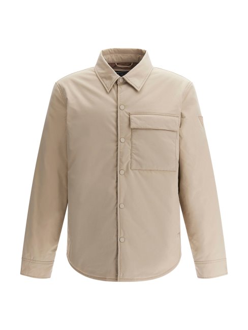 Veste Chemise Matelassée Beige Guess