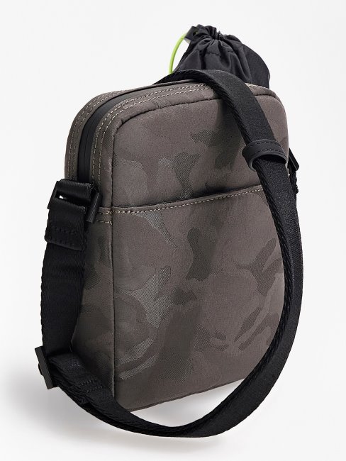 Certosa Tech Mini Sac à Bandoulière Gris Guess