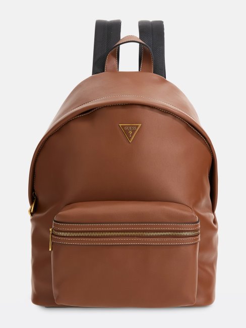 Sac à Dos Scala Marron Avec Poche Frontale Guess