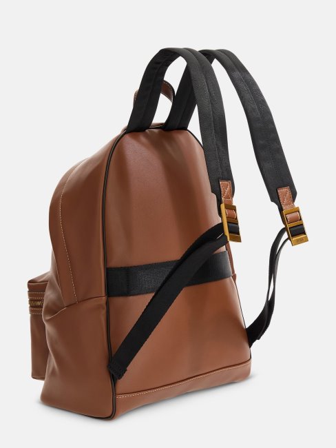 Sac à Dos Scala Marron Avec Poche Frontale Guess