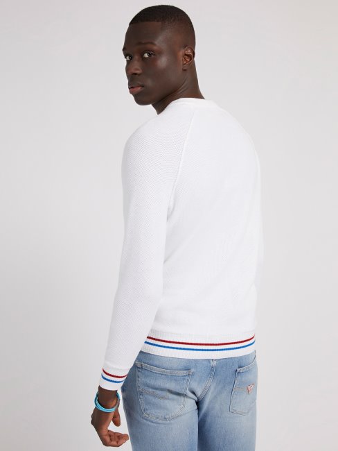 Pull En Coton Mélangé Guess