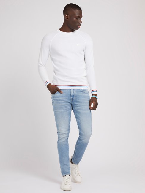 Pull En Coton Mélangé Guess