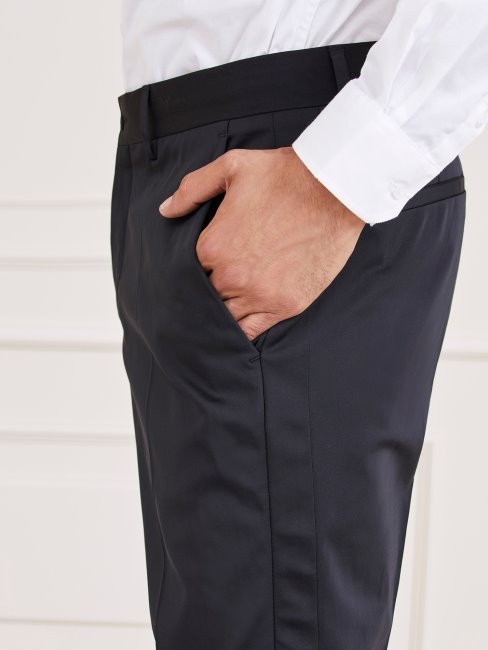 Pantalon à Smocks Marciano Guess Noir