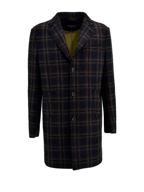 Guess Manteau En Laine Mélangée Marciano Bleu Multi