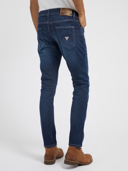 Pantalon Denim Coupé Skinny Guess Bleu Tendance
