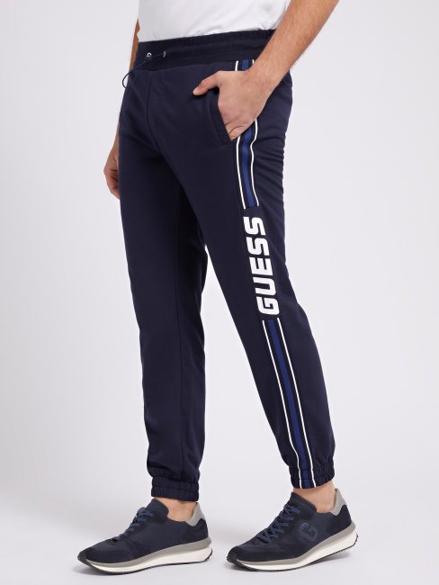 Pantalon De Jogging à Logo Sur Le Côté Guess Bleu