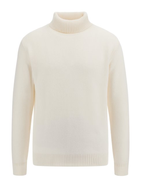 Pull Col Roulé En Cachemire Mélangé Guess Gris