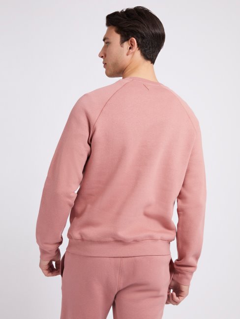 Guess Sweat Rouge à Logo Sur Le Devant