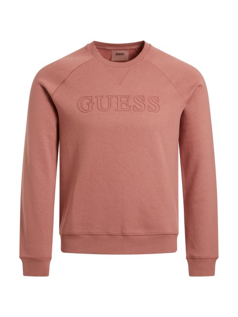Guess Sweat Rouge à Logo Sur Le Devant