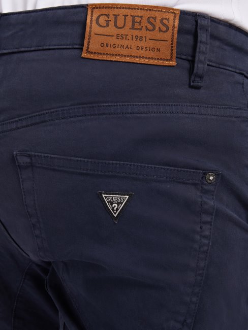 Pantalon Poches Cargo Bleu Guess