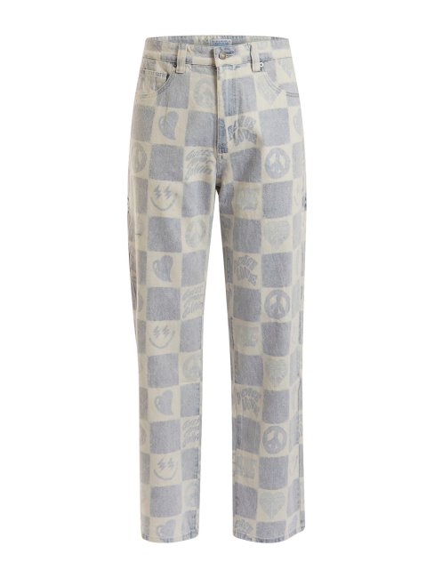 Pantalon Denim Cargo Bleu Guess