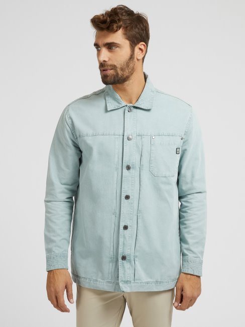 Chemise Utilitaire Coupe Décontractée Guess Gris