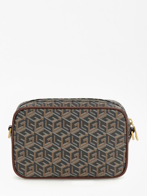 Ederlo Cube Logo Mini Sac à Bandoulière Noir Guess