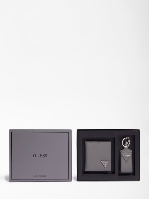 Guess Box En Saffiano Certosa Gris