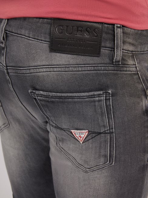 Pantalon Denim Coupé Skinny Guess Noir