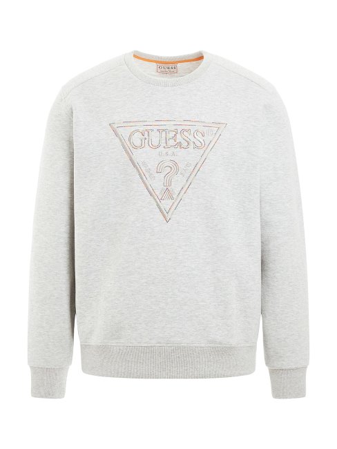 Sweat Gris Logo Triangle Guess