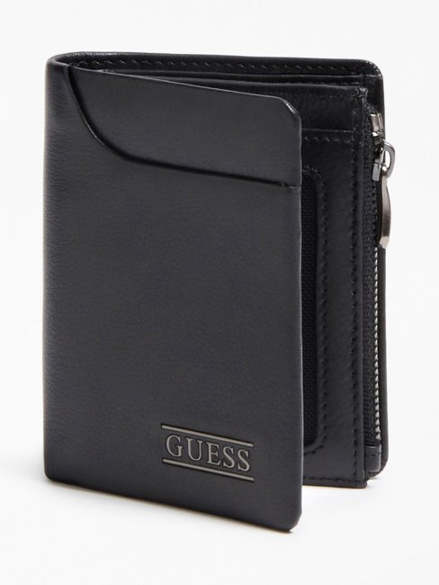 Portefeuille En Cuir Véritable Guess New Boston