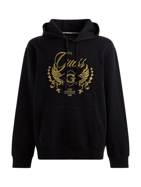 Sweat Broderie Devant Guess Noir