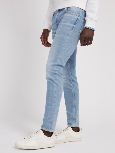 Guess Skinny Fit Denim Pantalon Bleu Clair