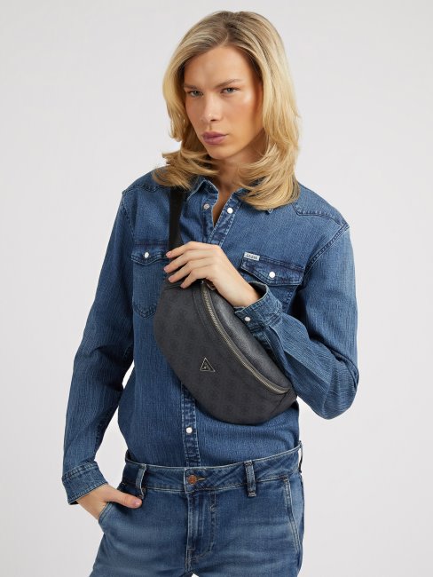 Sac Ceinture Noir Guess Vezzola Smart