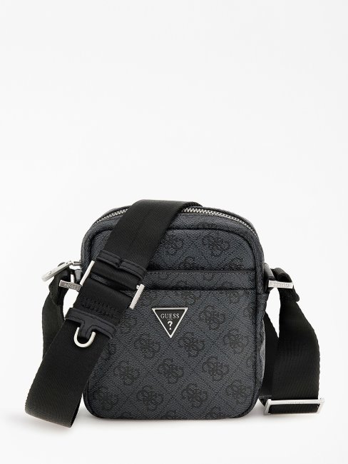 Sac Bandoulière Vezzola Smart 4g Logo Noir Guess