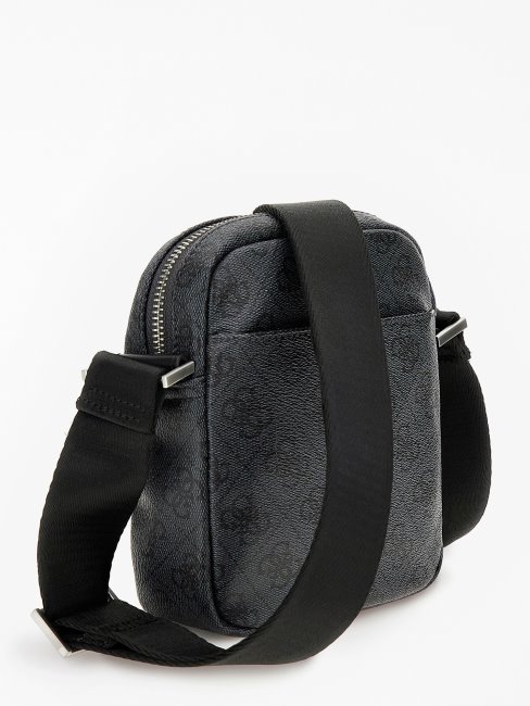 Sac Bandoulière Vezzola Smart 4g Logo Noir Guess