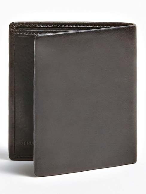 Portefeuille Guess New Boston En Cuir Noir